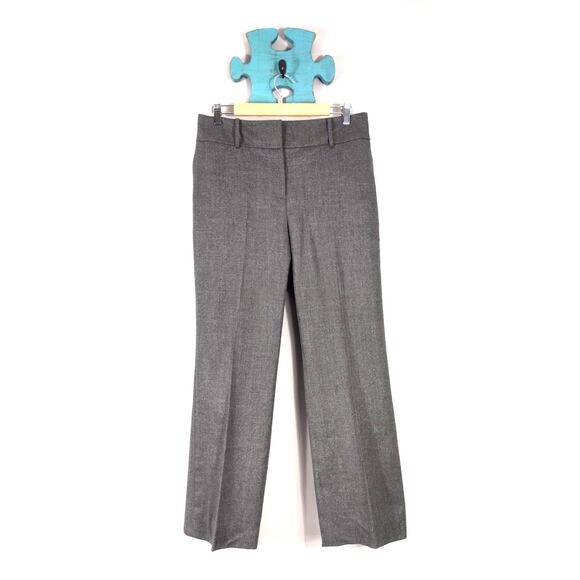 Talbots Heritage Flare Gray Wool Trouser Pants 10 - Picture 8 of 14